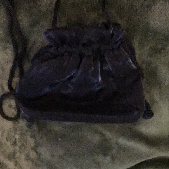 Drawstring Shimmery Handbag - Picture 2 of 3